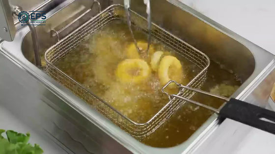 ホテルやレストランのキッチンで食べ物を揚げるための6L多機能電気フライヤー