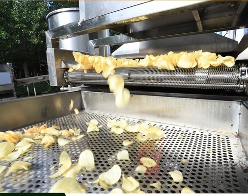 量出力 電動電源付きの電動ポテトチップ生産ラインシステム