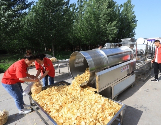 生産のための高容量自動級産業用ジャガイモチップラインマシン