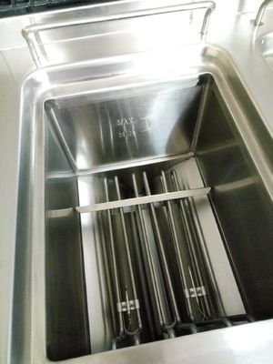 EPS コントロール モード ボタン スナック用の電気チキン圧力フライヤーマシン