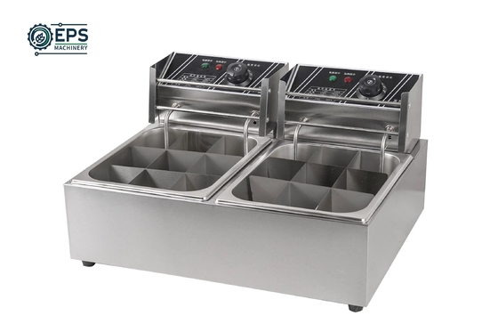 コンシスタントパッケージサイズ 52.00cm * 30.50cm * 29.50cmの商用オイルフライヤーマシン