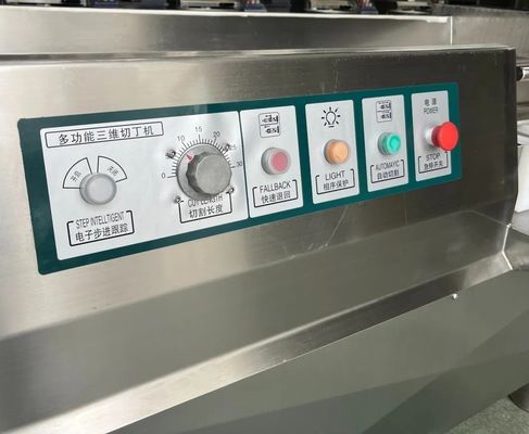 大量生産のためのスタッドレスタイヤ冷凍と新鮮な肉のダイサーマシン