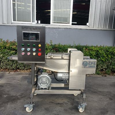 チキンナゲットの打撃とコーティングマシンのためのカスタマイズされた肉磨き機