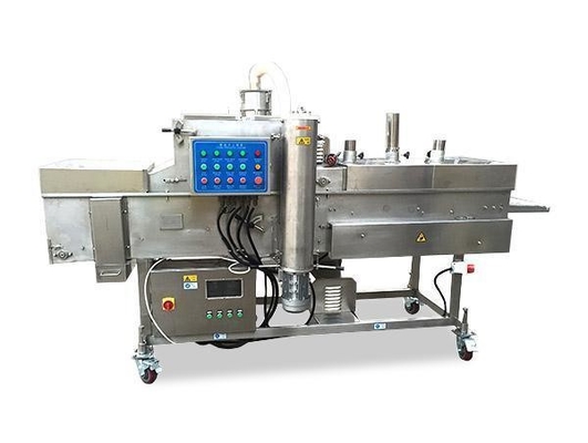 肉磨き機 鶏肉の粉末を自動加工する機械