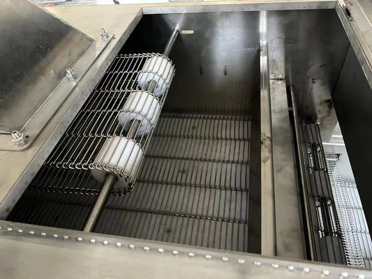 自動グレードと熱処理で加工された肉玉の粉を粉にする機械
