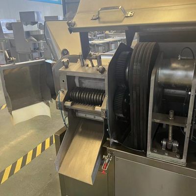 110V-380V 自動級 工業用 肉加工用の冷凍肉ストリップ切断機