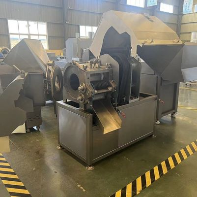 切片に切る 熱加工 冷凍食品と加工のための冷凍肉切機