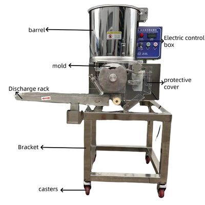 バーガーパティメーカーとハンバーガーの形作りのためのカスタマイズされた工業用肉加工機