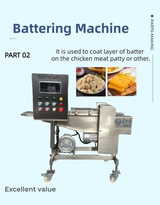 熱加工 鶏肉パティ加工のための自動ハンバーガーパティ形作機