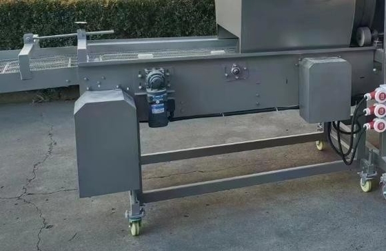 ファストフード チキンナゲット バーガーパティのためのカスタマイズされた電圧パンディングコーティングマシン