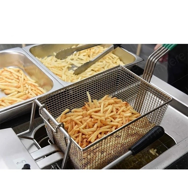 405X241X204mm パッケージサイズ 量産量フライドチキン用の自動フライシステム