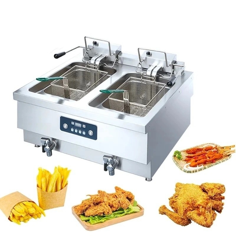 パッケージサイズ 52.00cm * 30.50cm * 29.50cm オイルフィルタリングシステム付き商用フライヤー