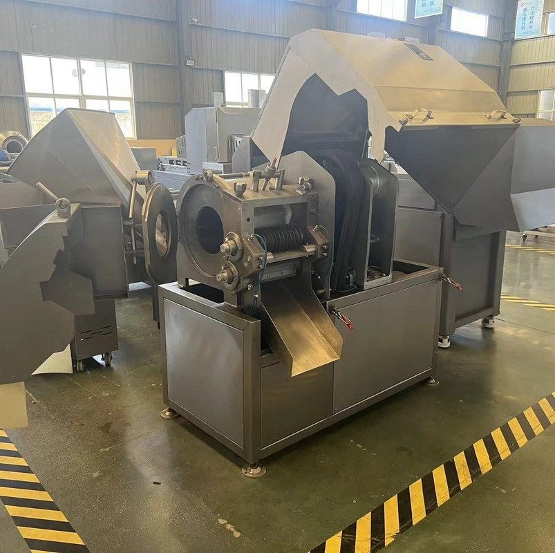 切片に切る 熱加工 冷凍食品と加工のための冷凍肉切機