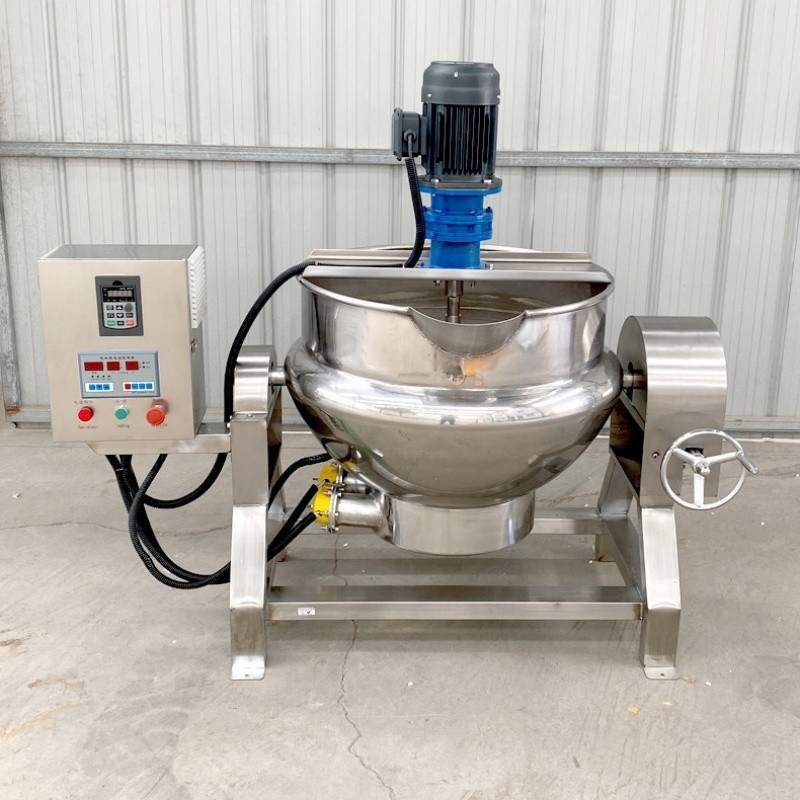 200L 商用 フルーツジャム 電動鍋 専用電圧と混ぜ機